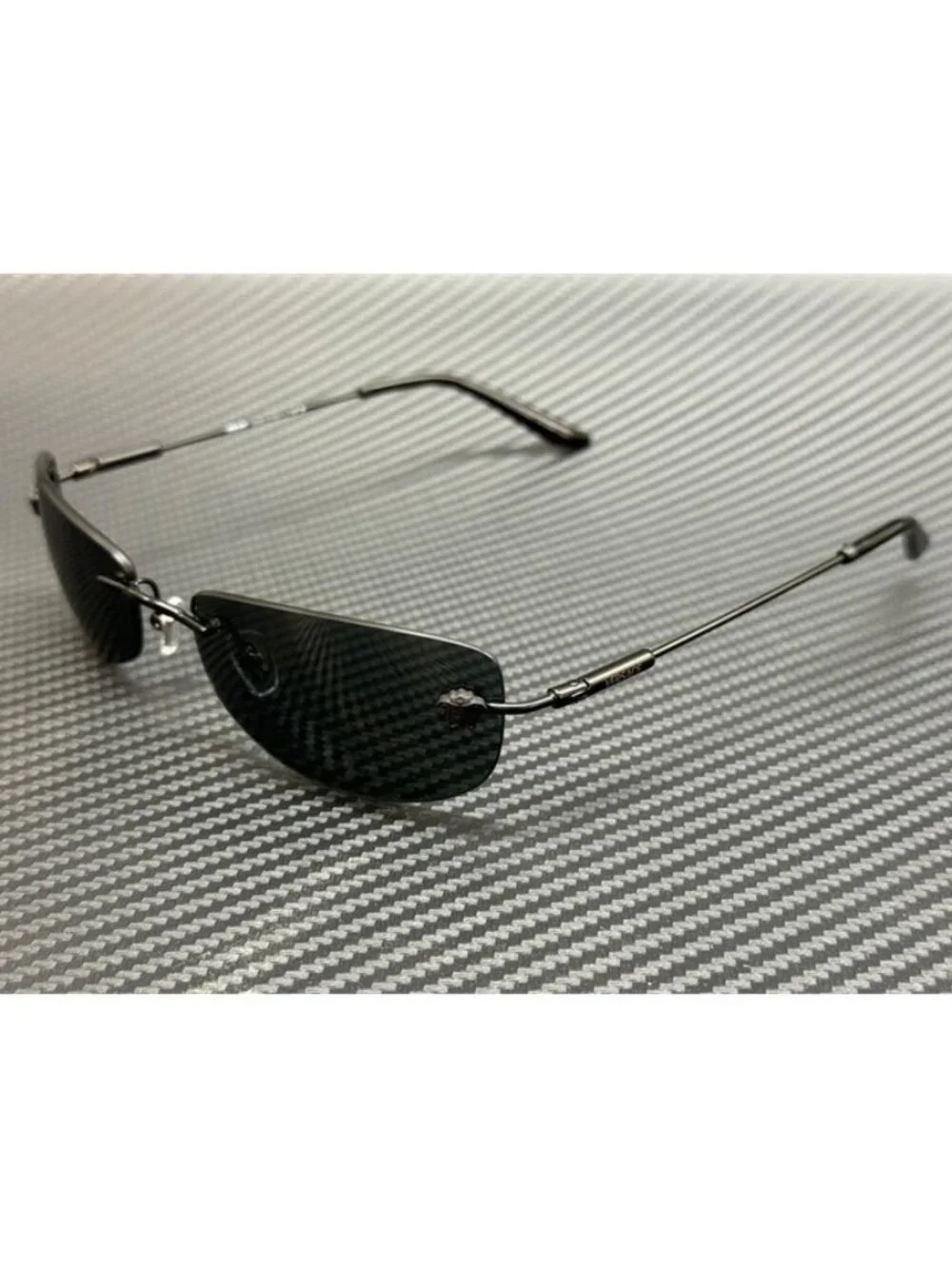 New Versace Men Matte Black Sunglasses 60-18-135